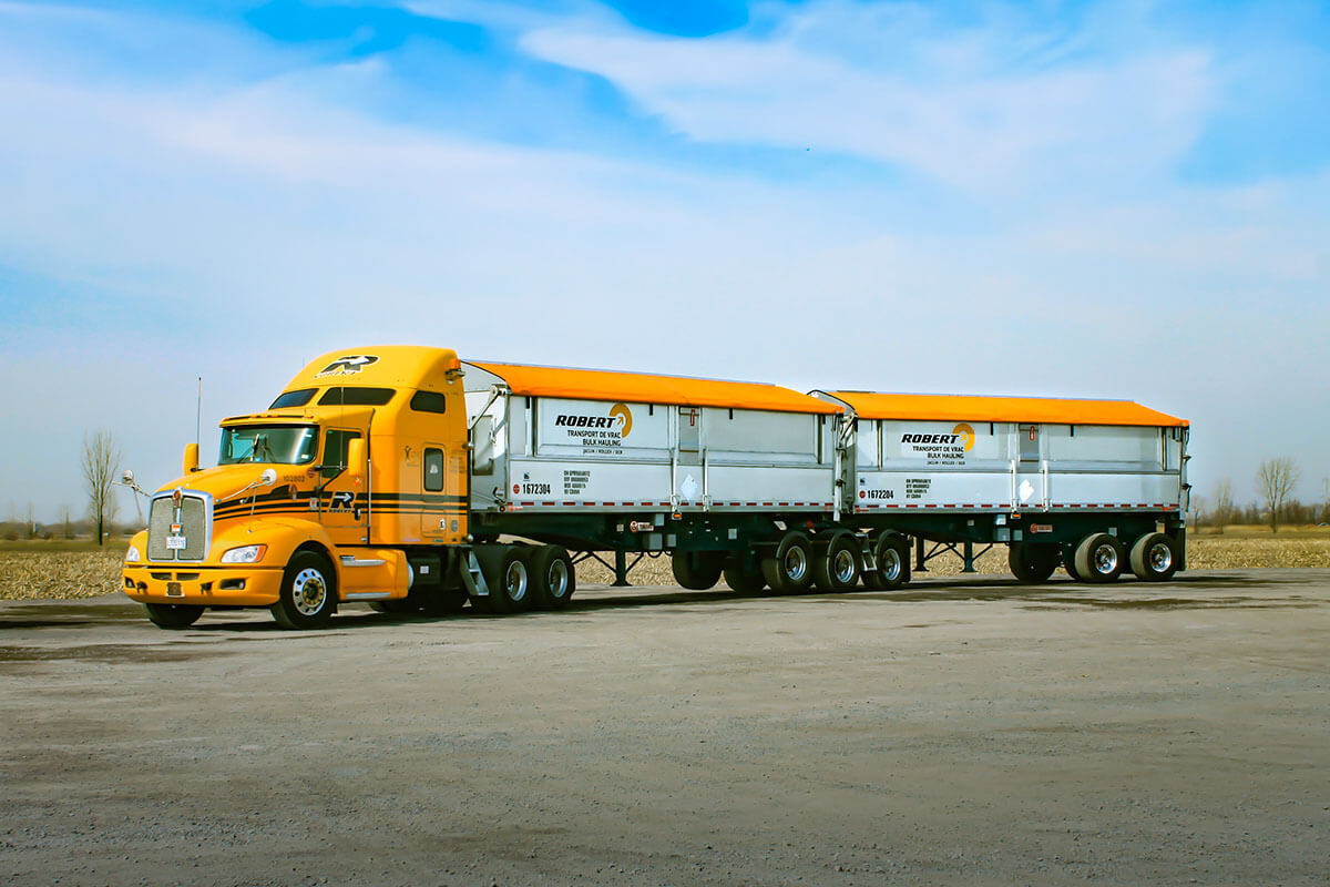 Remorque à benne basculante de type B