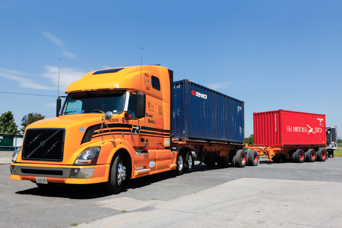 Chassis à conteneur de type B